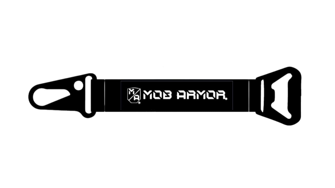 Mob Armor Carabiner Keychain Bottle Opener